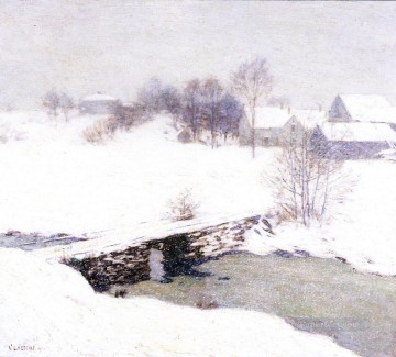 ホワイトマントルの風景 ウィラード・リロイ・メトカーフ Oil Paintings